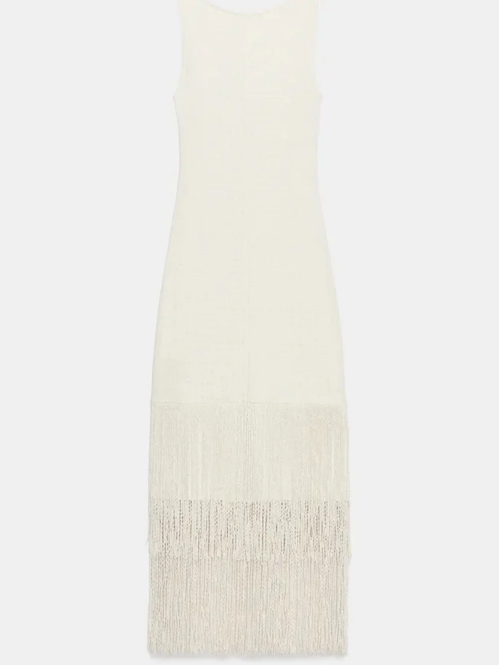 VIRAL NEW ZARA TONE FRINGE DRESS SIZE L 
🚨NO DISCOUNT - Picture 10 of 14
